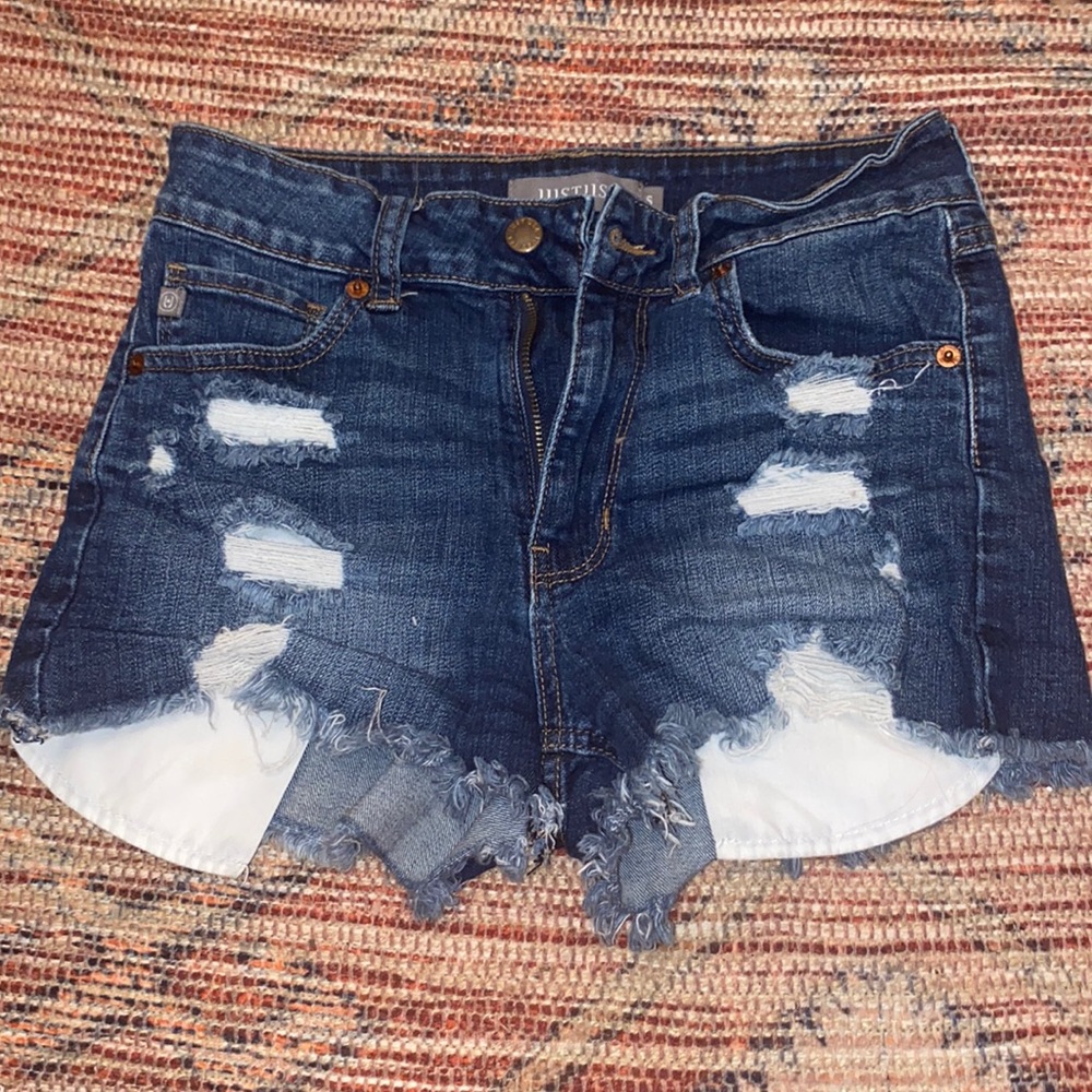 just usa denim shorts